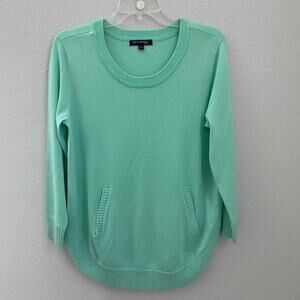 Tint and shadow sweater, mint green size petite, medium sweater, blouse‎